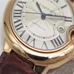 V6 1:1 Cartier Ballon Bleu Series  W6900651 Watch 42.1Mm 18K Rose Gold   Brown Leather Band Steel Band Automatic  Mechanical Noob Factory Perfect Version CA-006