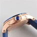 Cartier New Style 1:1 Calibre De Cartier  Series Wgca0010 Watch，Imported  Automatic Mechanical， Blue Case 18K Rose Gold Top Wiredrawing Case，Ceramics Bezel,Supreme Engraving  CA-017