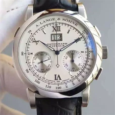 High-Imitated A.Lange & Söhne Watch ，Lange Perpetual Calendar Series 403. Fine Steel White Dial Hand-Wind Mechanical Movement Watch ，Genuine Perpetual Calendar Multifunctional Mechanical Watch，Noobcompetitive Products LAN-006