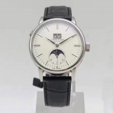 【Gf Products】Lange Saxonia Moon Phase Saxon Series 384.026, A Kind Of Watch That Combines Two Complex Structures ——Big Calendar And Moon Phase！All Functions Have No Difference Compare With The Original Products ！LAN-009