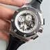 Ap Supreme Imitated Product, Audemars Piguet Royal Oak Offshore 1:1 Royal Oak Offshore26078Ro Timekeeping Mechanical Sports Watch, Black Goes With White  Leather Band, Men'S Watch Noob Factory Topest Quality AP-028