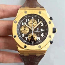  Supreme Imitated Competitive Products，Ap 1:1 Audemars Piguet Royal Oak Offshore Series 26470Or.Oo.A002Cr.01 Watch , Switzerland Multifunctional Complex Mechanical Movement，18K Gold Case，Deploy Buckle，Jf Factory'S Product，Men'S Watch AP-036