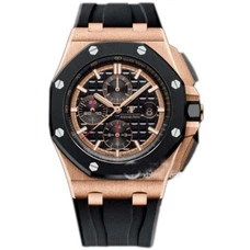 Ap Engraved  Watch ，Newest High-Imitated Audemars Piguet Royal Oak Offshore Series 26401Ro.Oo.A002Ca.02 Watch, Original  1:1 Engravedcal.3126 Automatic Movement，Rose Gold Ceramics Bezel,Jf Factory Supreme Engraved  AP-051