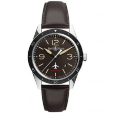  Supreme Imitation 1:1 Bell & Ross Vintage Series Br 123 Falcon Watch Coffee Dial  Men'S Watch  BR-001