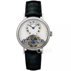 Supreme Imitation Breguet True Tourbillon！Transparent Case Back ，316 Steel Case，Full-Automatic  True Tourbillon Movement ，With Top Double-Sided Pure Alligator，Standard Cowhide Band Band ，Dial With Sub-Dial That Shows Time，Men'S Watch ！ BRG-005