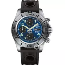 Supreme Engraved New Style Hundreds Of Years Superocean Steelfish Timing Watch  Series 7750 Movement,Size:44Mm,Dark Blue Wordm Rubber Band Supreme Quality Men'S Watch BRT-003