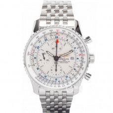  1:1 Engraved  Bl Breitling Navitimer   Series A2432212/G571(Navitimer Fine Steel  Band ) Watch  Seven-Hands With Time Zone Of Two Places 7750 Full-Automatic Timekeeping Movement  Men'S Watch BRT-016