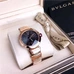 High-Imitated Bulgari Women'S Watch  1：1 Bvlgarilvcea Series Bracelet-Chained Women Watch ，Many Optional 102353 Lup33Wggd/11, Mechanical Movement，18K Rose Gold ,Crown Decorating With Rubies BVL-004