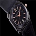 Supreme Engraved Bulgari Complete Black Steel Mechanical Watch，High-Imitated Bulgari Octo Series 102581 Black Steel  Watch ，Original Engraved 9015 Full-Automatic Movement，Gold Strip-Nail-Shaped Time Scale，Imported Calf Band BVL-009