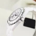 1:1 High-Imitation Chanel Mechanical Watch，Supreme Engraving Chanel J12 Series H1629 Watch , Imported  Mechanical Movement，Sapphire， Imported Complete White Ceramics Setting With Diamonds, Stone Watch CHA-008