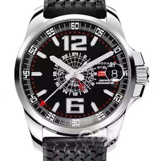 High-Imitated 1:1 Chopard Classic Racing  Series 168514-3001 Switzerland 2836 Automatic Mechanical,44Mm Diameter，Black Dial，Men'S Watch，Silica Gel Band，Not Transparent Case Back, Fashionale Style Fashionable Men'S Watch CHO-004