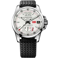  New Style Chopard Function 1:1 Watch   Supreme Imitation Chopard Classic Racing  Series 168457-3002 White Dial Watch ,With Engraved  Full-Automatic Power Movement，44Mm，316L Fine Steel，Car Racing Speedometer,Men'S Watch CHO-010