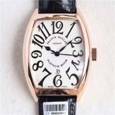 Supremely Imitated Watch Fm Franck Muller Men'S Watch ，Original Engraved,Size:39.5Mmx46.5Mm，Vacuum Plating 18K Rose Gold Fine Steel Watch，Beautiful Lasting Colour，Original 1：1 Imported  Citizen Mechanical Movement，Accurate Time！FM-011