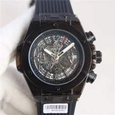 High-Imitated Engraved Watch  1:1 Hublot Big Bang Series 411.Jb.4901.Rt Watch , Imported Japan  Quartz Vk Movement， Black Case ，45Mm，Men'S Watch   HUB-024