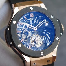  Supreme Imitation Hublot Big Bang Watch ，304Tx.1170.Lr Top Hollow-Carved True Tourbillon Men Watch，Switzerland Tourbillon Movement HUB-030