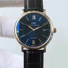 Supreme Engraving IWC Pato Feno Series IW356512 Automatic Automatic Mechanical Business Suit Men'S Watch Blue Dial