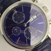 1:1 Engraved IWC Pato Feno Series IW391019 Chronograph Men'S Watch Timing Automatic Mechanical Multifunction Movement，Blue Dial White Case，Men'S Watch