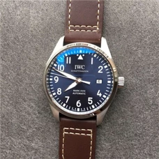 1:1 IWC Newest Style Mark XVIII The  Little Prince, IWC Pilot'S Watches Series IW327004 Watch ，Automatic Mechanical ，40 mm ，Men'S Watch，Fine Steel， Blue Dial White Case，Men'S Watch