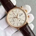 1:1 Engraved IWC Pato Feno Series IW391020 Chronograph Men'S Watch Automatic Mechanical Multifunction Movement ，White Dial Gold Case，Men'S Watch