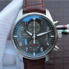 IWC Pilot'S Watches Series IW387802 Watch Pilot Stopwatch Timing High-Imitation IWC 3878 Grey Dial Original Switzerland Eta7750 Movement
