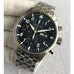 1:1 Supreme Imitation IWC Blue Dial Fine Steel Watch，Supreme Engraved Pilot'S Watches Series IW377717 Series Chronograph Watch , Automatic Mechanical，43 mm，Men'S Watch， Fine Steel，IWC Water Resistent Mechanical Watch