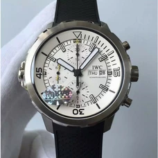 1:1 Engraved IWC Aquatimer Series IW376802 Eta-7750 Automatic Mechanical Movement Chronograph Diving Men'S Watch Watch Big Dial ，Full-Function Men'S Watch
