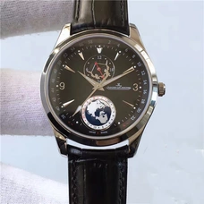 2017 Jaeger-Lecoultre New Style Hot Listed Jaeger-Lecoultre Series（Master）Newest Concept Rotatable Earth , Adopting Autonomous Cal.898A Movement Size 41*11Mm Black Dial White Casemen'S Watch  JAE-003