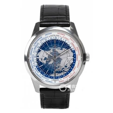 Jaeger-Lecoultre Original Product  1:1  Breaking Mould Engraved Jaeger-Lecoultre  Geophysic Watch Series Q8108420 Watch  Geophysic Glass Design  High-Speed Steel Case, Fashion Leather Band Men'S Watch JAE-010