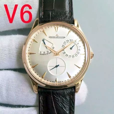 High-Imitated Men'S Watch 1:1 Jaeger-Lecoultre Series Ultra-Thin Q1372520,Clown V5 Version,Rose Gold Dial，Transparent Case Back，Supreme Best Quality，N Factory Hard To Distinguish Genuine From Fake! JAE-023