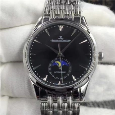 Spurious Version Jaeger-Lecoultre 1368470，All Functions Like Calendar And Moon Phase Are The Same As The Original Movement, Imported 9015 Mechanical Changed Engraved Original Cal．925 Full-Automatic Movement ,Elaborately Burnishing And Workmanship JAE-030