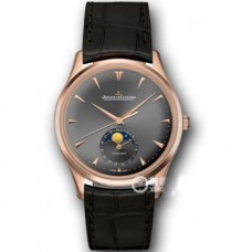  1:1  Supreme Imitated Jaeger-Lecoultre Ultra-Thin Master Grey Gold Case，Jaeger-Lecoultre Series Q136255J Watch，All Functions Like Calendar And Moon Phase Are The Same As The Original Movement,Engraved Original 925Full-Automatic Movement  JAE-033