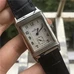 High-Imitated Jaeger-Lecoultre，Jaeger-Lecoultre Men'S Watch，Reverso Series， Classical Series Q3738420，White Dial ， Black Leather Band! JAE-034