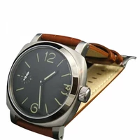 44mm Black Dial PAM 1950 style hand watch MM-035