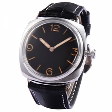 47MM Marina Militare orange number sandwich dial swan neck watch MM-013