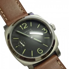 44mm Black Dial PAM 1950 style hand watch MM-016