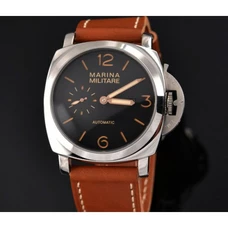 47mm Marina Militare 1950 Style black Dial Orange Number Automatice mens Watch MM-022