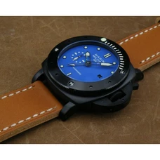 47mm Marina Militare PVD case Blue Dial Green Number Auto Watch MM-023