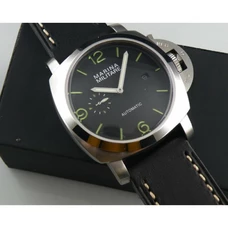 44mm Marina Militare Sandwich Dial Green number Auto watch MM-040