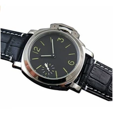 44mm Parnis 6497 Seagull Hand Wind Mechanical Sandwich dial Mens Wrist Watch MM-050