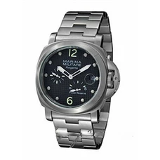 44mm Men's Luxury Stainless Steel Watch Power Reserve Automatic Watch MM-077