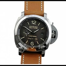 Marina Militare 50mm Automatic Black Dial Stainless Steel Brown Leather Mens Watch MM-069