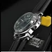 Marina Militare Men's Analog Display GMT Automatic Black Dial Rubber Strap Watch MM-075