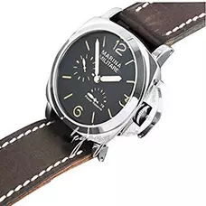 Marina Militare 47 mm power reserve brown leather brown dial Mens Watch MM-080