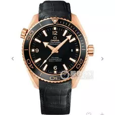 High-Imitation Omega Seamaster 45.5Mm Seamaster 232.63.46 Automatic Mechanical Movement High-Imitation Seamaster 18K  Rose Gold Dial Ceramics Bezel Supreme Bright Blue Luminous Kw V6 Factory   Supreme Quality  OMG-006