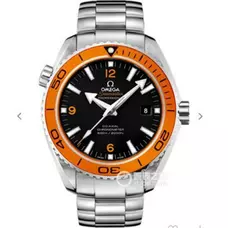 "High-Imitation Omega Seamaster232.30.46 Seamaster Automatic Movement High-Imitation Seamaster 2909.50 Black Dial  Orange Bezel Steel Band Leather Band Watch  Supreme Blue Luminous Kw V6 Factory   Supreme Quality  OMG-007