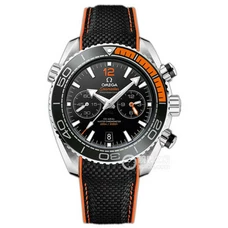 High-Imitation Omega Seamaster，Supreme Engraving Omega Seamaster Series 215.32.46.51 Watch ，Newest Engraved 9900 Automatic  Mechanical ，Balane Wheel Is Black. Orange Ceramics  Bezel! Top Quality OMG-011