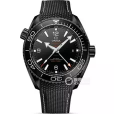  Planet Ocean 45.5mm Deep Black Real Ceramic VSF 1:1 Best Edition on Black Nylon Strap A8906 Super Clone OMG-017