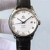 Omega Original 1:1 Engraved Omega De Ville  Series 431.13.41.21.02.001 Men'S Watch  Watch，Automatic Mechanical，41 Mm ， Men'S Watch ，Fine Steel White Dial Black Leather Men'S Watch OMG-022