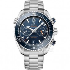 High-Imitation Seamaster Chronograph Watch， Engraved Watch, Newest Omega,Seamaster 215.30.46.51.03.001 Blue  Ceramics Bezel，Original 1:1 Engraved 9900 Movement,Original Double-Hands Timing Function！ Top Engraved  OMG-045