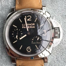 1:1 High-Imitated Panerai Pam 00423,6497 Revision Of P3002Hand Wind Movement， Pull-Up Leather Band，Sapphire Glass，Original Polishing 316L Fine Steel， Men's Watch，Transparent Case Back！,PAM-002